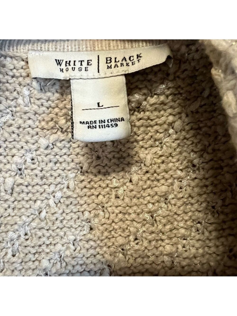 WHBM Chanel-like Knit Cropped Jacket - Picture 6 of 8